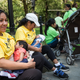 A woman breastfeeds her son outside City Hall during a rally to support public breast-feeding in New York City in 2014.